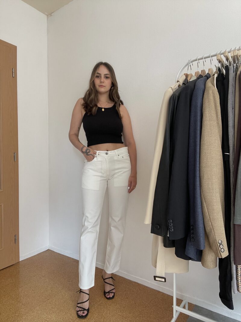 Levi's bílé džíny rovného střihu - Image 5