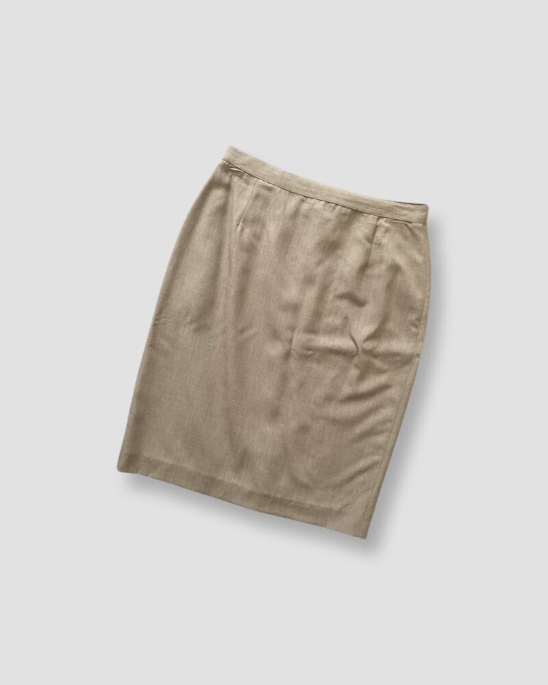 52% vlna pouzdrová Vintage sukně do pasu vel. S - Image 2