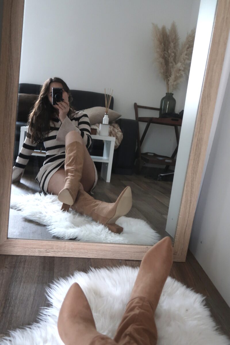 Béžové kozačky na podpatku Steve Madden vel. 36 - Image 5