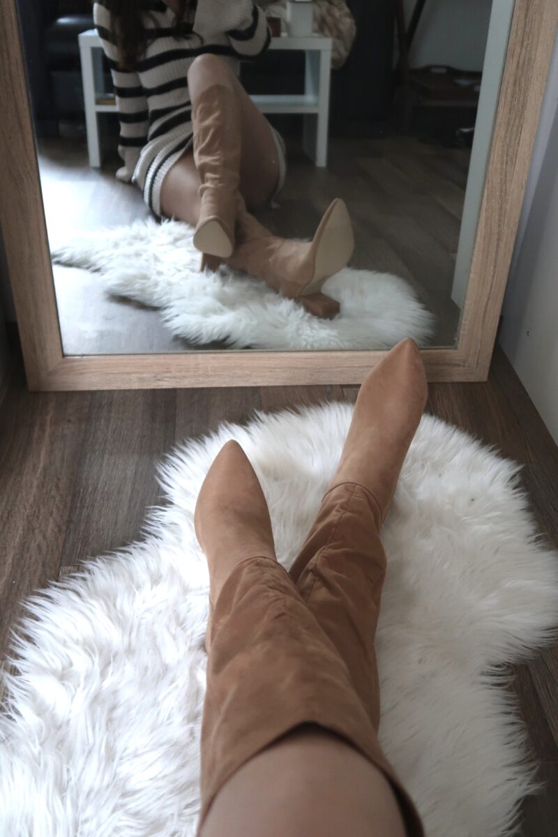Béžové kozačky na podpatku Steve Madden vel. 36 - Image 8