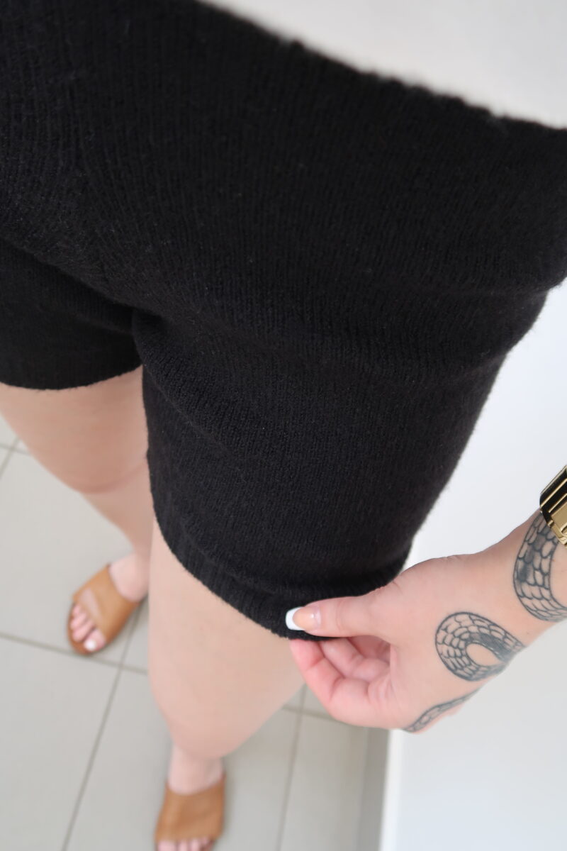 Pletené biker šortky s příměsí vlny nové s visačkou TOPSHOP - Image 3