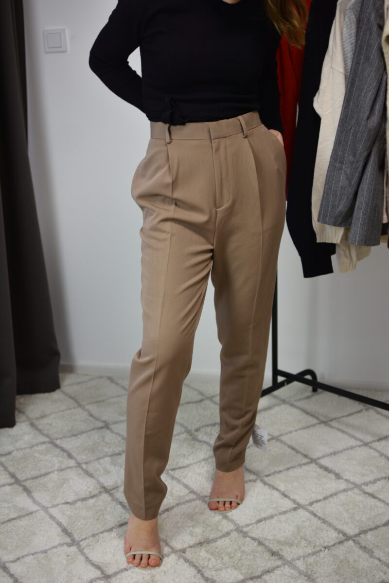 KALHOTY KAKAOVÉ, NOVÉ, VISKÓZA 21%, ASOS, VEL.L - Image 7