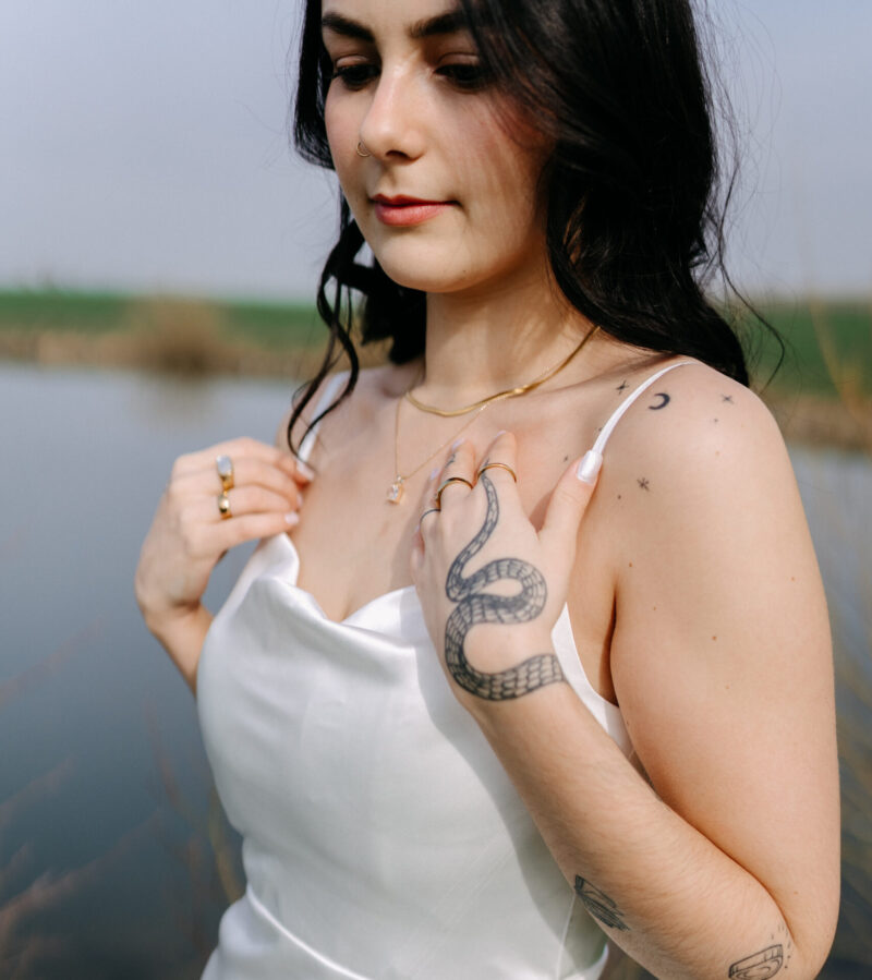 CASSIE set řetízku a náhrdelníku s příveskem - Image 2