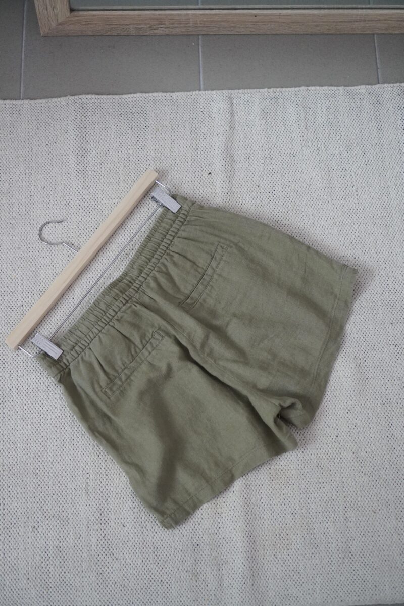 Lněné kraťasy 55% len H&M vel. XS,S - Image 4