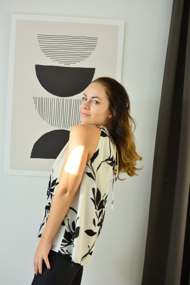 Elegantní top béžový H&M vel.S - Image 4