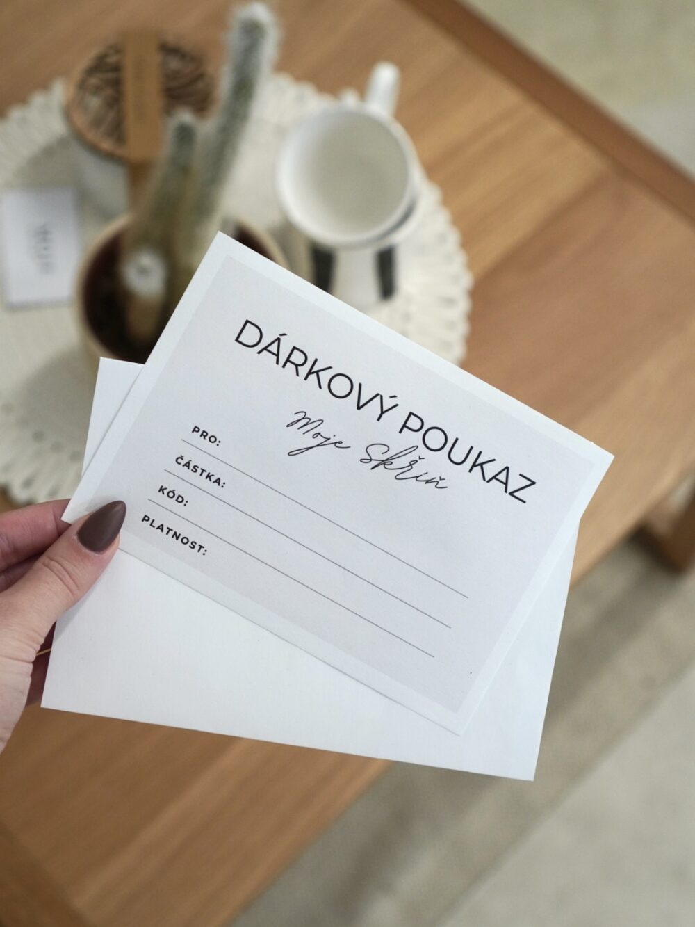 Dárkový poukaz - na e-shop i do kamenného obchodu