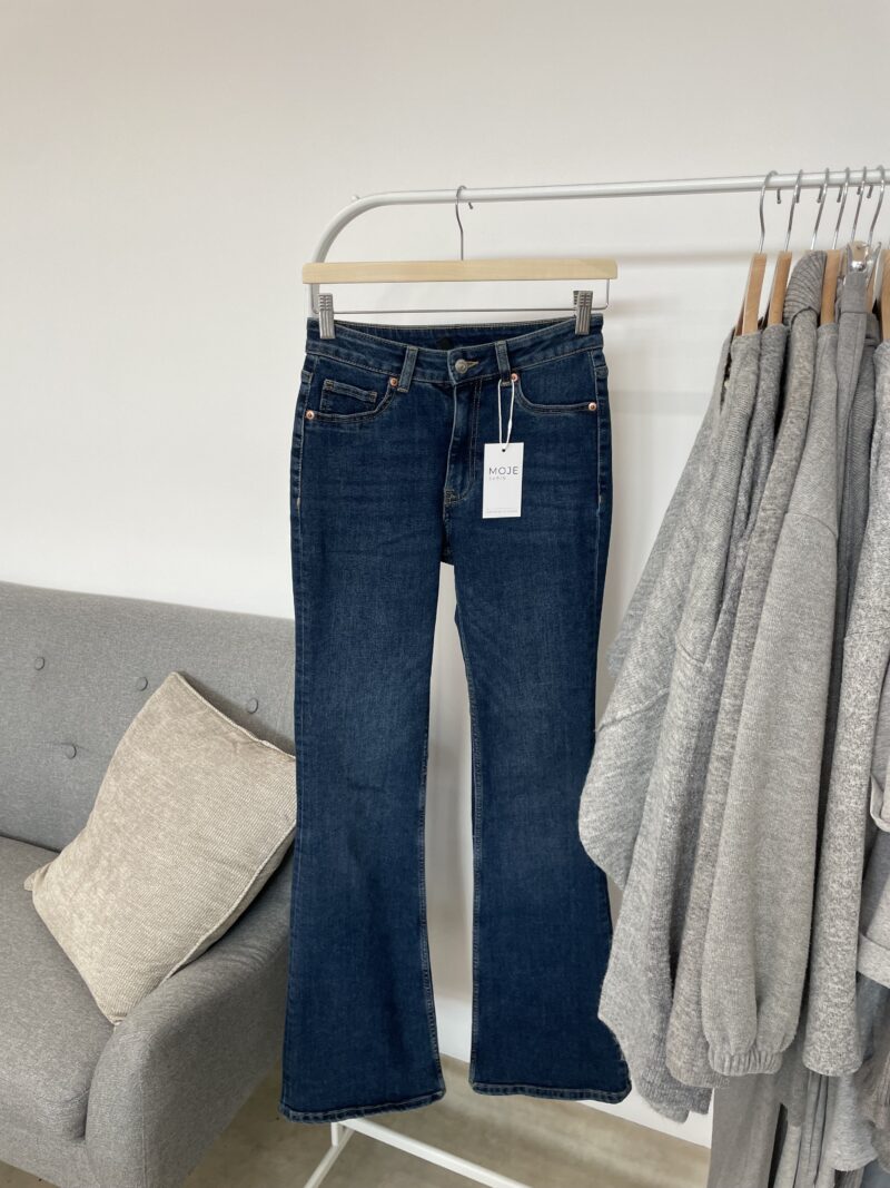 Zvonové džíny s vysokým pasem H&M vel. S - Image 3