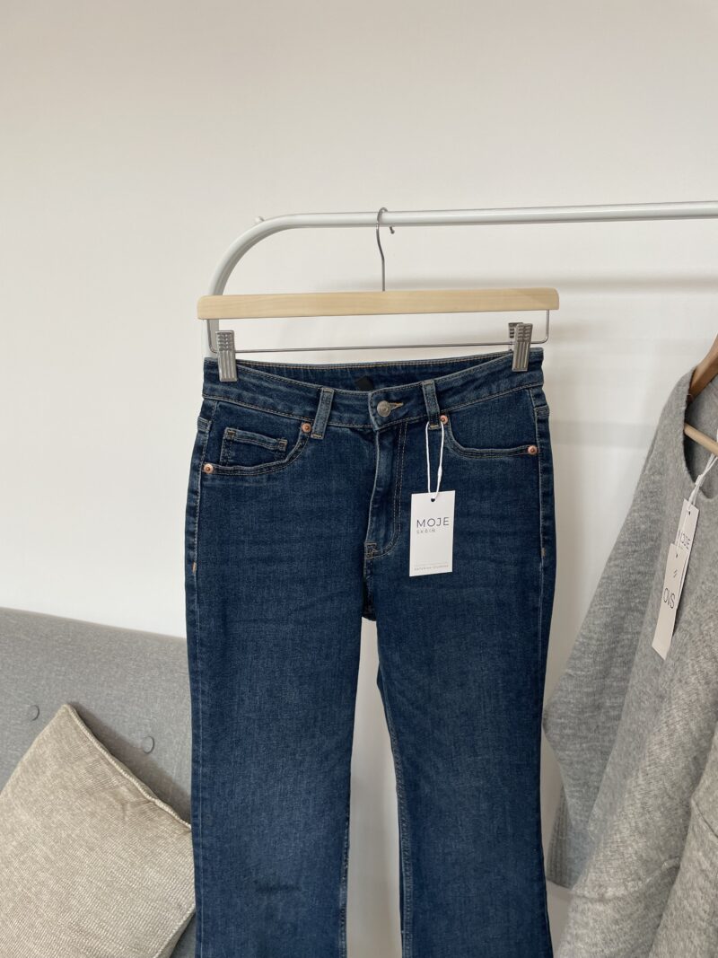 Zvonové džíny s vysokým pasem H&M vel. S - Image 4