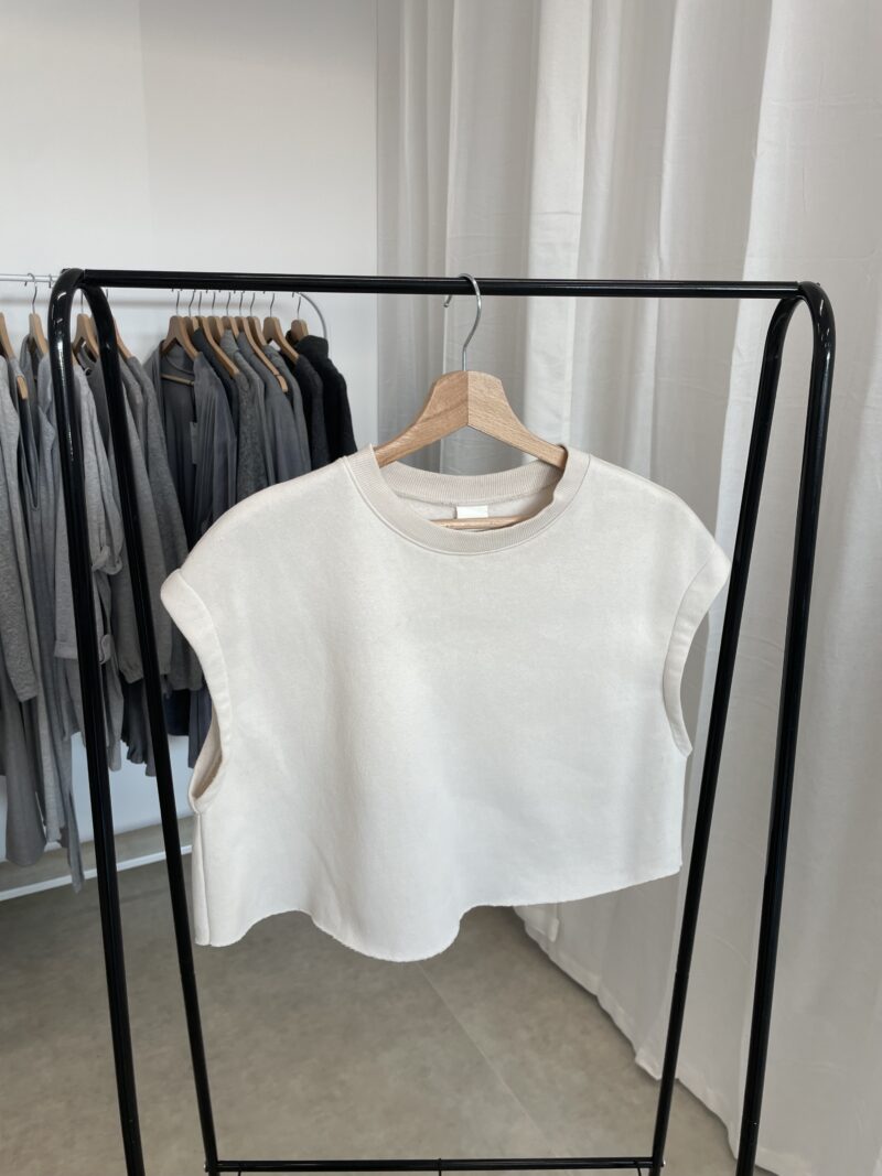Teplákový crop top 60% bavlna H&M vel. S