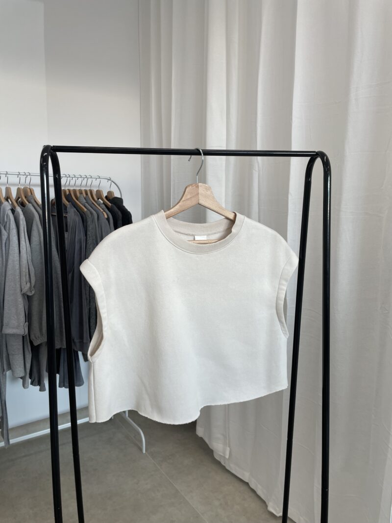Teplákový crop top 60% bavlna H&M vel. S - Image 4