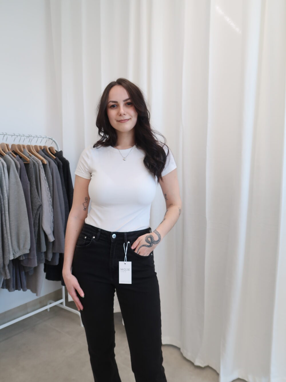 Džíny rovného střihu H&M vel.S