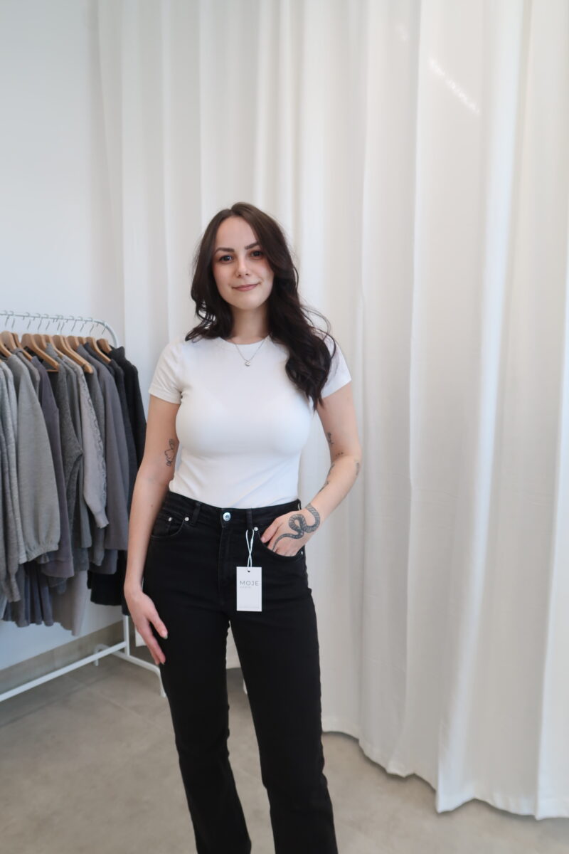 Džíny rovného střihu H&M vel.S