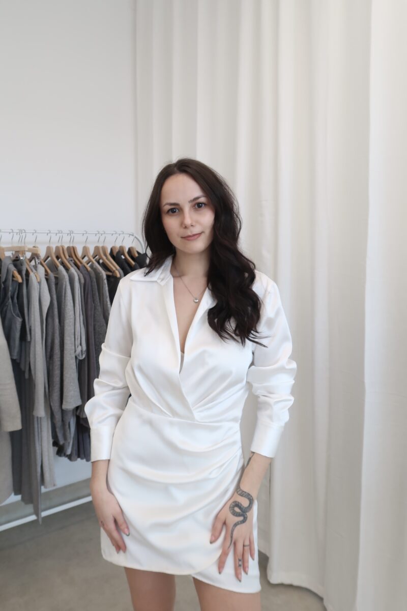 Saténové elegantní šaty ZARA vel.S - Image 5