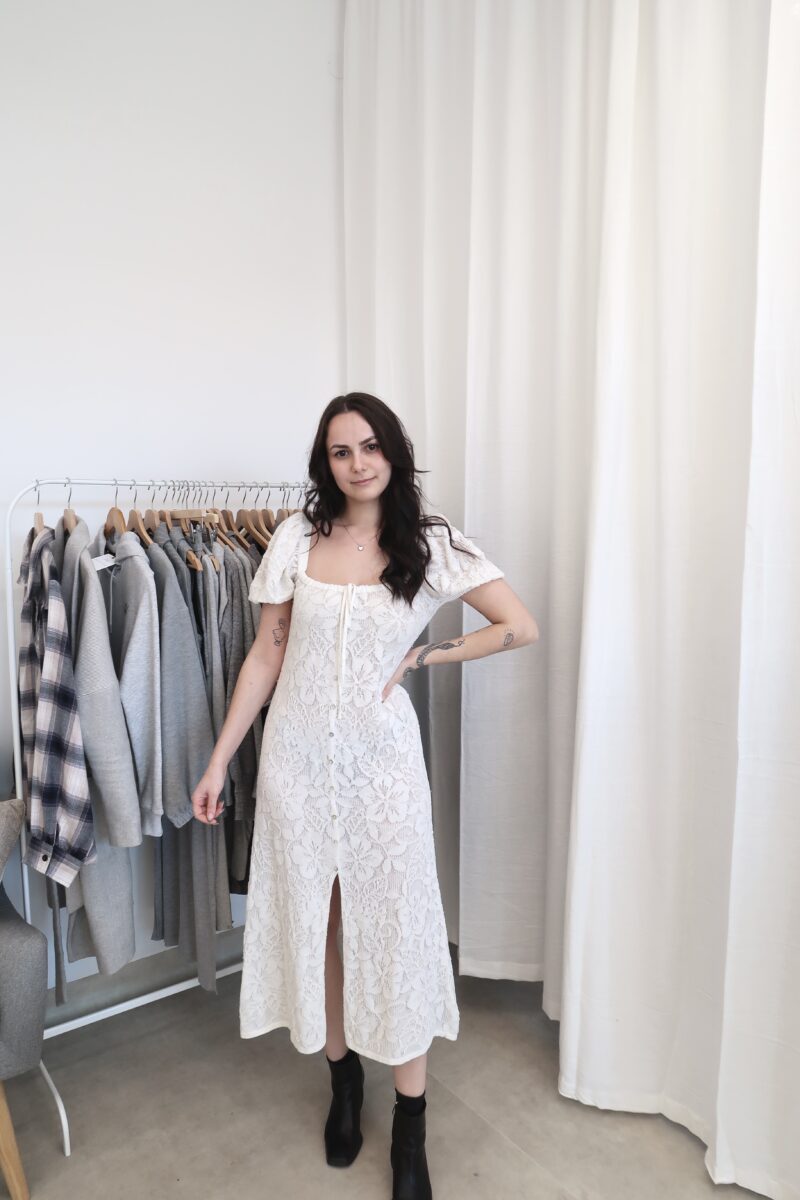 Midi krajkové šaty ZARA vel. M - Image 7
