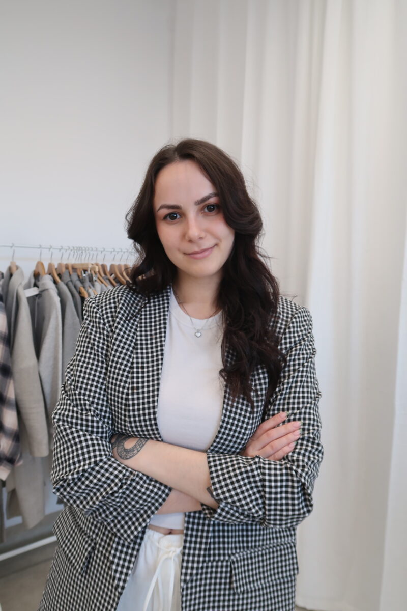 Kostkované sako Stradivarius vel.L