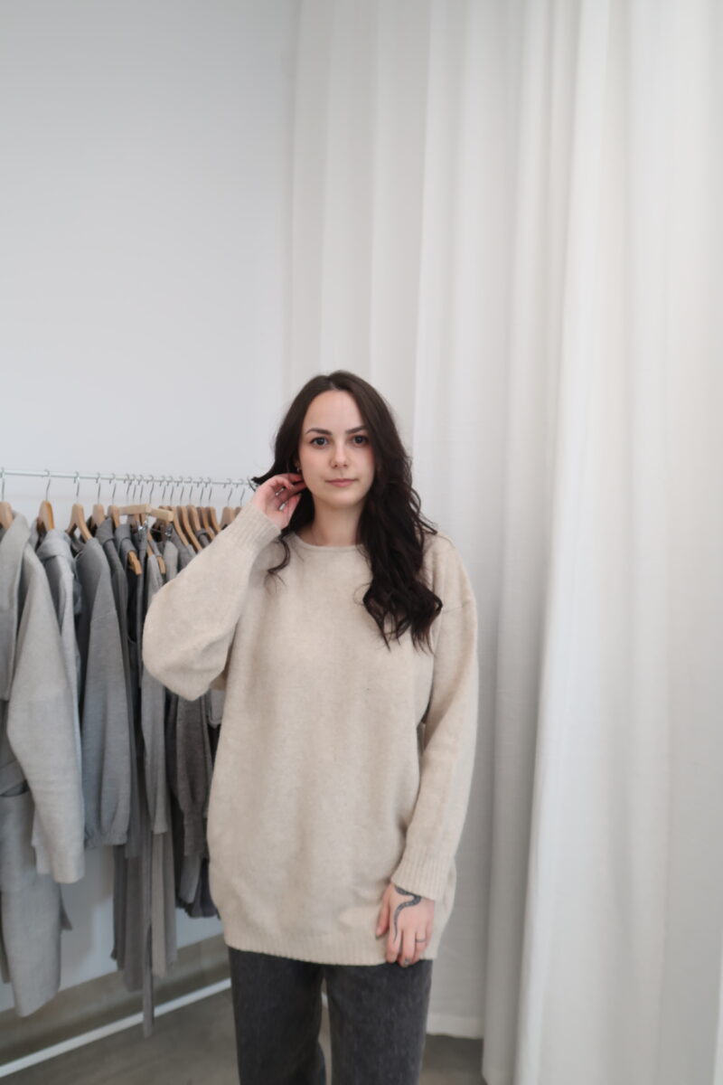 Dlouhý svetr vlna + angora - Image 6
