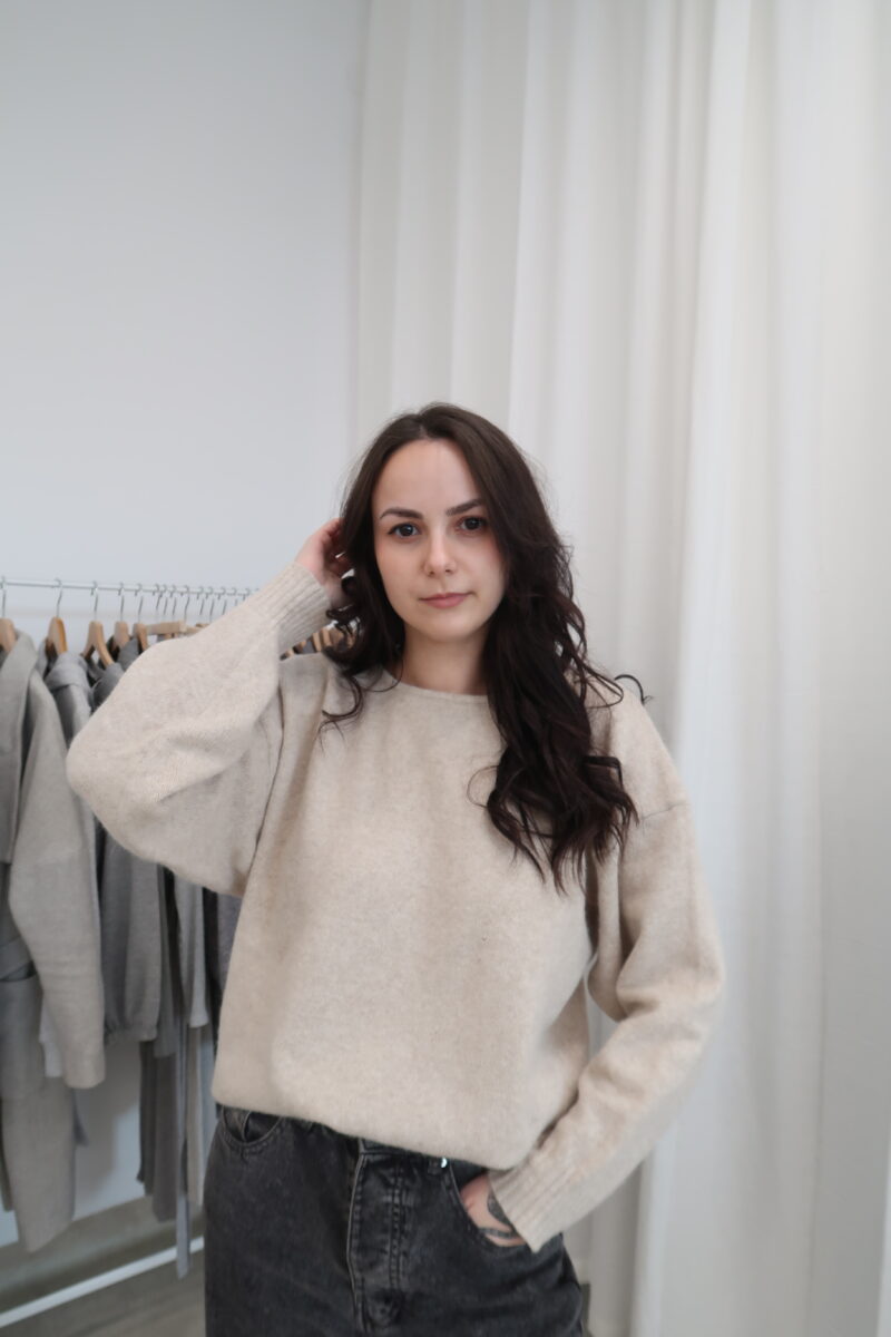 Dlouhý svetr vlna + angora - Image 3