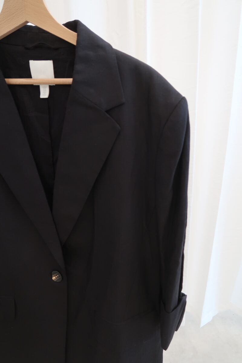 Lněné sako oversized H&M vel. M,L,XL - Image 9