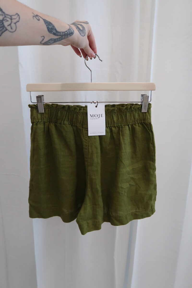 100% len zelené kraťasy H&M vel.XS,S - Image 7