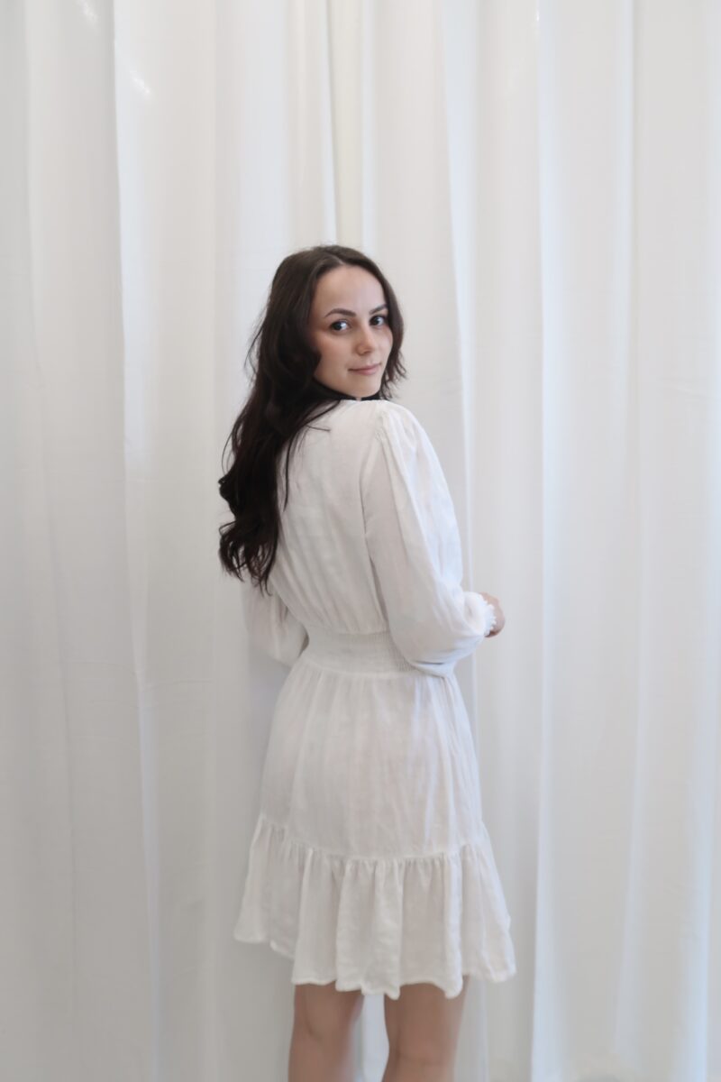 Lněné šaty ZARA 50% len vel.XS, S - Image 9