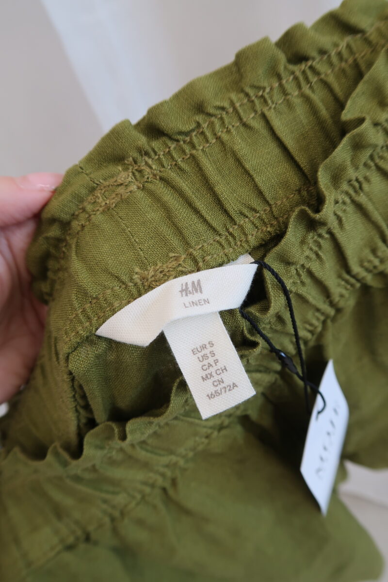 100% len zelené kraťasy H&M vel.XS,S - Image 9
