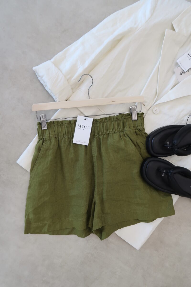 100% len zelené kraťasy H&M vel.XS,S