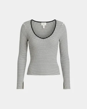 Žebrovaný top H&M
