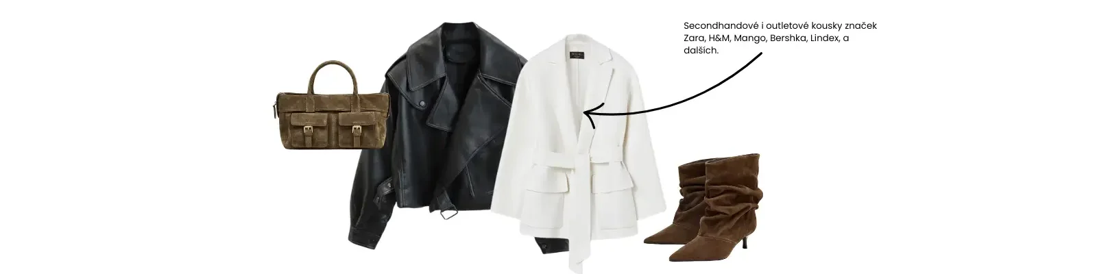 Secondhandové i outletové kousky značek Zara, H&M, Mango, Bershka, Lindex, a dalších. (1)