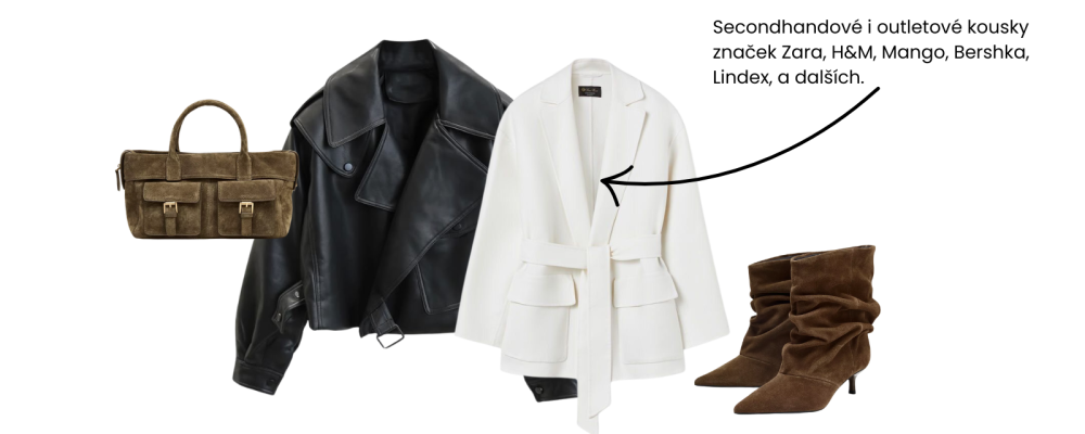 Secondhandové i outletové kousky značek Zara, H&M, Mango, Bershka, Lindex, a dalších. (4)